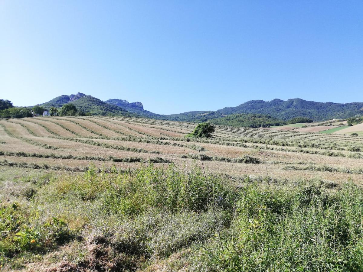 Villa Casa A Montebello Di Bertona Con Vista Gran Sasso Exterior foto
